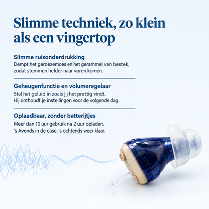Verstaan wat er aan tafel gezegd wordt — zonder hoortest of audicien